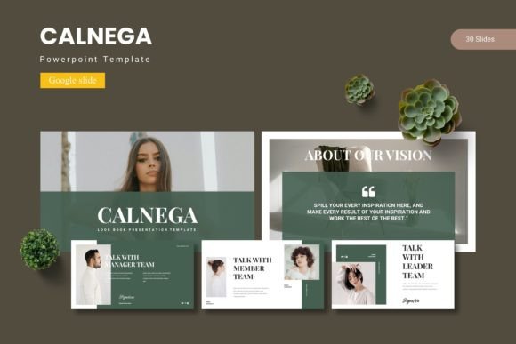 Calnega - Google Slide Template: A Modern Tool for Professional Presentations