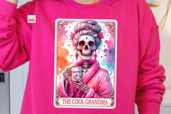 Cool Grandma Tarot Card PNG Sassy: A Modern Twist on Vintage Charm