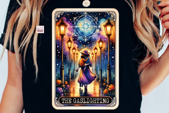 Gaslighting Tarot Card PNG Strong Mama