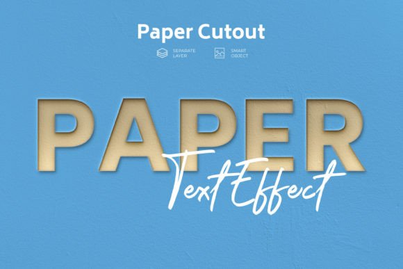 Paper Cutout Psd Text Style Effect: A Modern Tool for Creative Expression