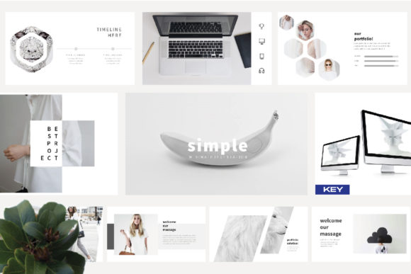Simple Keynote Template: A Modern Design for Professional Presentations