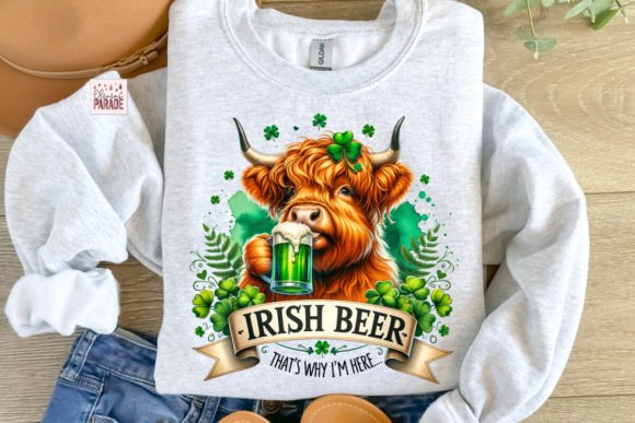 St Patrick’s Day Highland Cow Irish Beer: A Unique Celebration of Tradition and Creativity